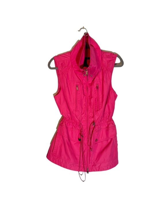 Lauren Ralph Lauren Jackets & Blazers - Lauren Ralph Lauren Womens Pink Sleeveless Zip-Up Vest Size Medium